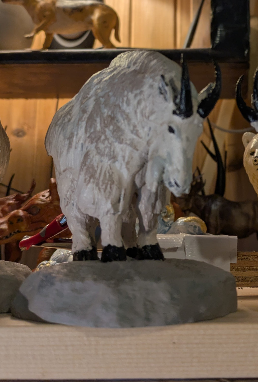 Mountain Goat Sculpture